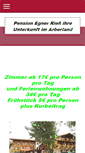 Mobile Screenshot of pension-egner.de